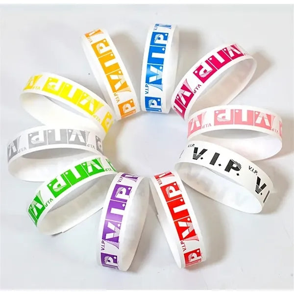Waterproof Recyclable Tear Resistant Paper Bracelets