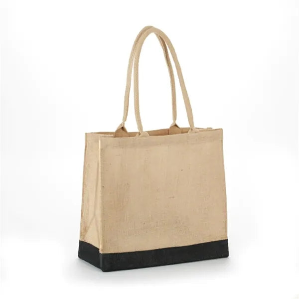 All Natural Jute Tote Bag with Rope Handles
