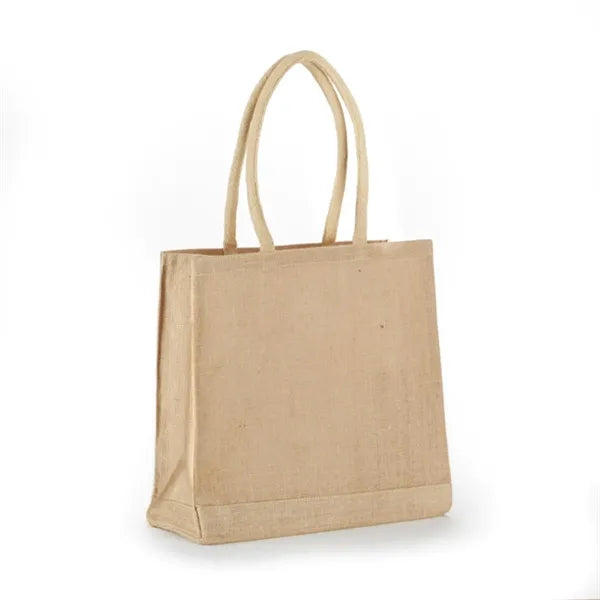 All Natural Jute Tote Bag with Rope Handles