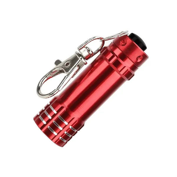 Shine Bright Mini LED Flashlight Swivel Key Chain
