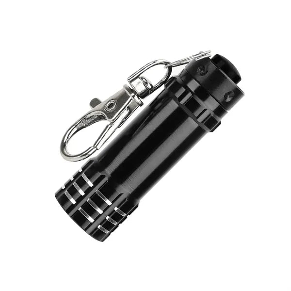 Shine Bright Mini LED Flashlight Swivel Key Chain