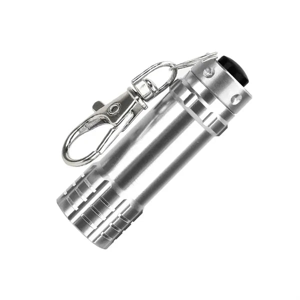 Shine Bright Mini LED Flashlight Swivel Key Chain