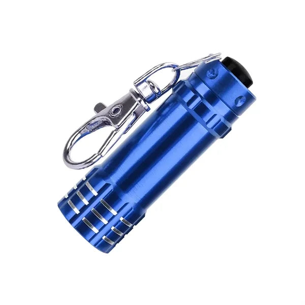 Shine Bright Mini LED Flashlight Swivel Key Chain