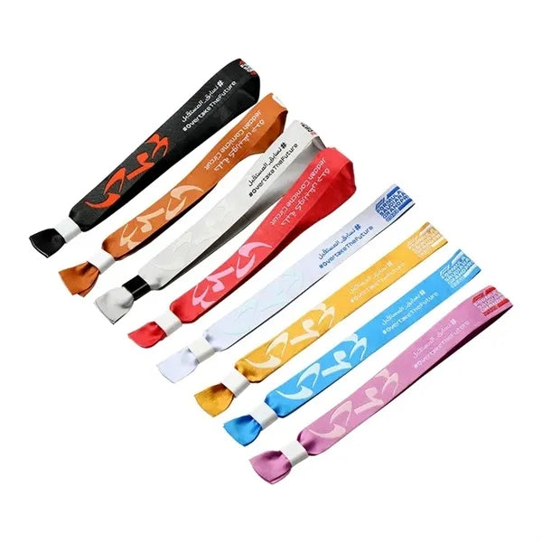 Events Lightweight Concert Club Entry Custom Cloth Wristband