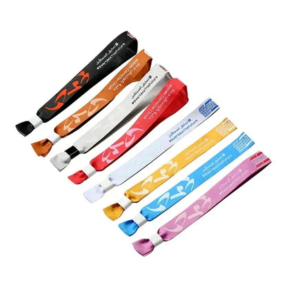 Events Lightweight Concert Club Entry Custom Cloth Wristband