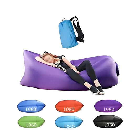 Portable Inflatable Pillow-Headrest Lounger Air Sofa Hammock