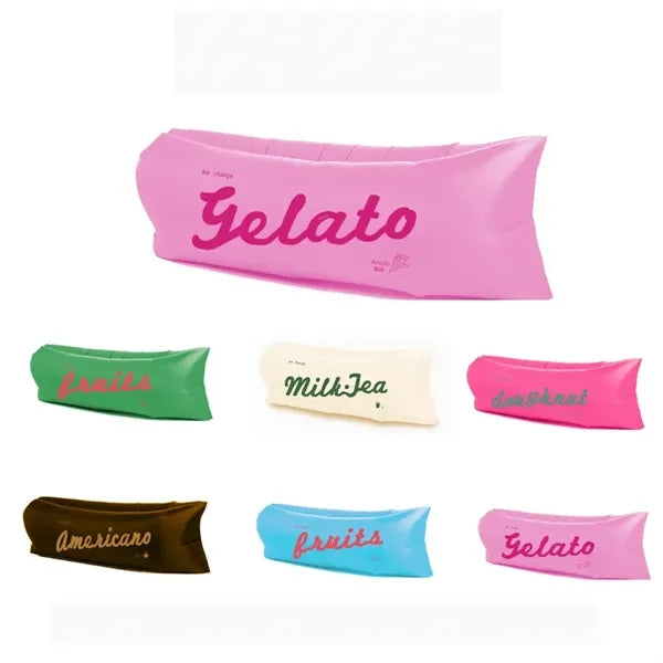 Portable Inflatable Pillow-Headrest Lounger Air Sofa Hammock