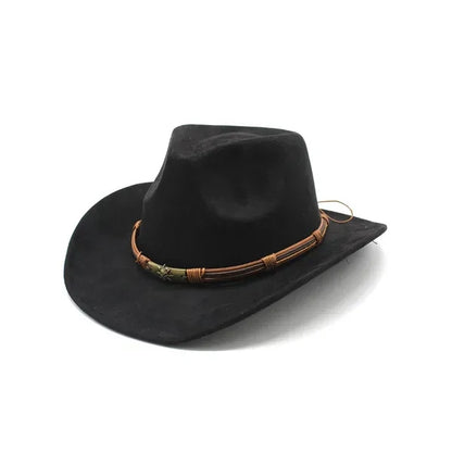 Western Suede Cowboy Hat