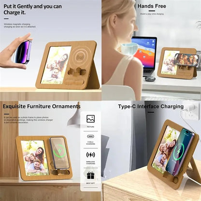 Photo Frame with Wireless Charger