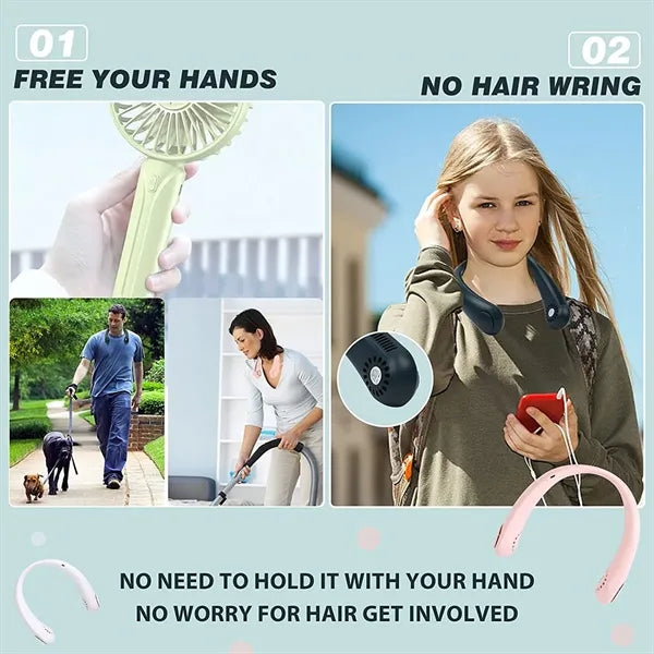 Portable Bladeless Neck Fan
