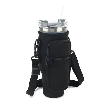 40oz Tumbler Carrier Sleeve with Adjustable Strap.