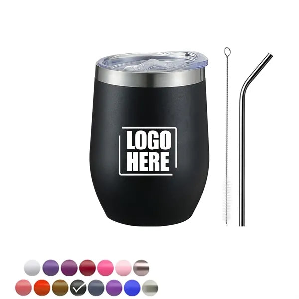 Custom 12 Oz Double Wall Stainless Steel Mug Tumbler