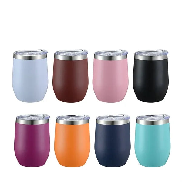 Custom 12 Oz Double Wall Stainless Steel Mug Tumbler