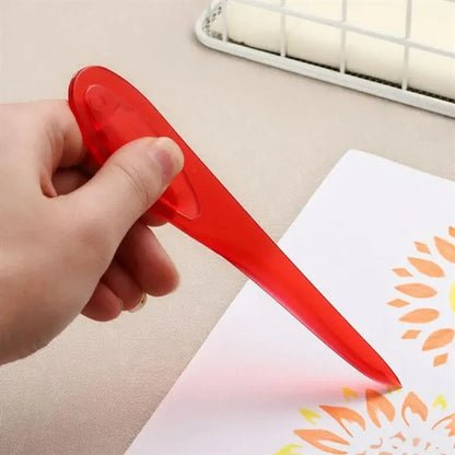 Plastic Letter Opener with Smooth Edge for Office Use