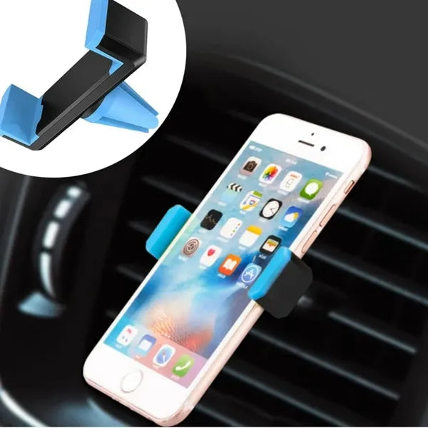 Universal Air Vent Car Phone Holder with Adjustable Grip