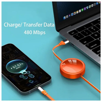 Multi Retractable Charging USB Cable 3 in 1 Charger Cord