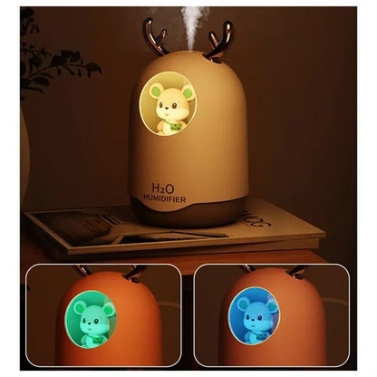 Mini Cute Desk Humidifier for Small Bedroom Office Nursery