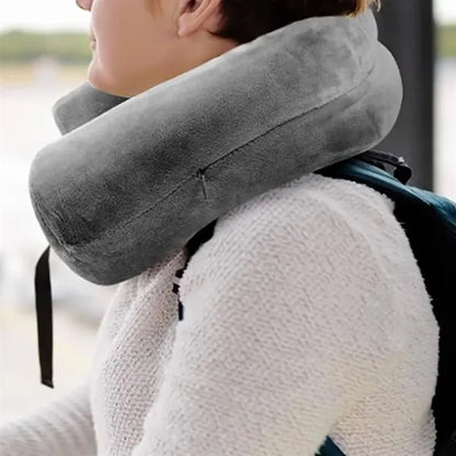 Convertible Travel Neck Pillow W/ Adjustable Support Shapes