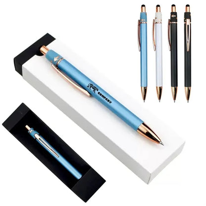 Spinner Metal Ballpoint Pen with Stylus