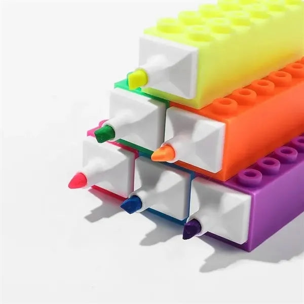 Building Bricks Highlighter Fluorescent Pen