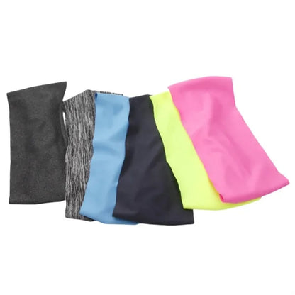 Solid Color Non Slip Sports Headband For Workout Fitness