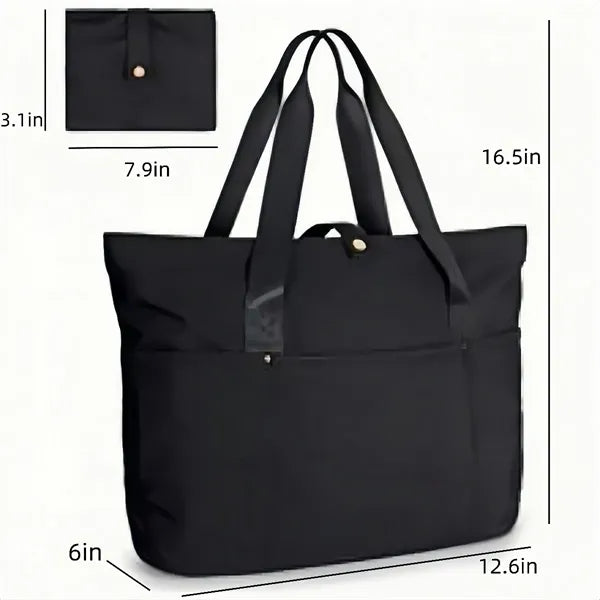 Large Capacity Foldable Handbag Simple Shoulder Bag