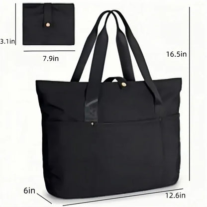 Large Capacity Foldable Handbag Simple Shoulder Bag
