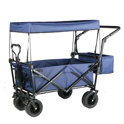 Outdoor Four-wheel Foldable Portable Picnic Trolley