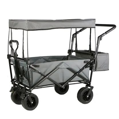 Outdoor Four-wheel Foldable Portable Picnic Trolley
