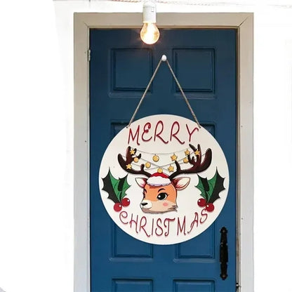 Christmas Door Sign Decoration