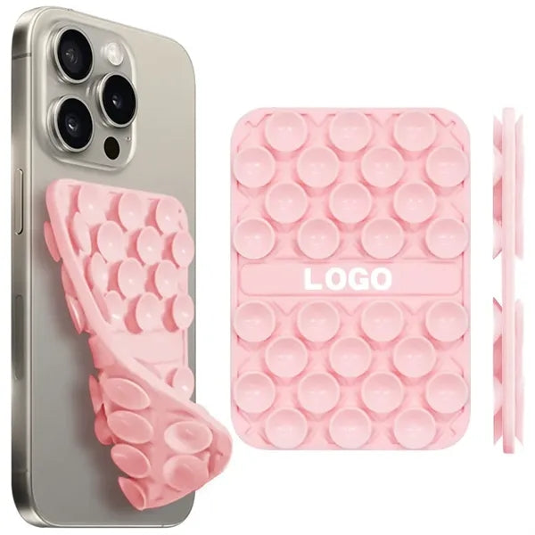 Dual-Sided Silicone Suction Cup Phone Stand