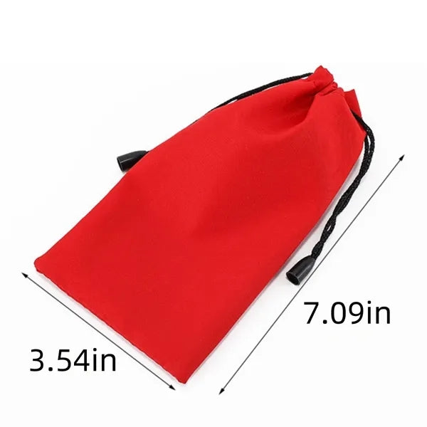 Soft Glasses Eyeglass Pouch Microfiber Screen Cleaning Bag