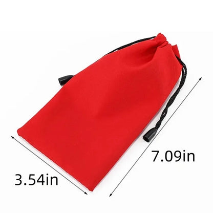 Soft Glasses Eyeglass Pouch Microfiber Screen Cleaning Bag