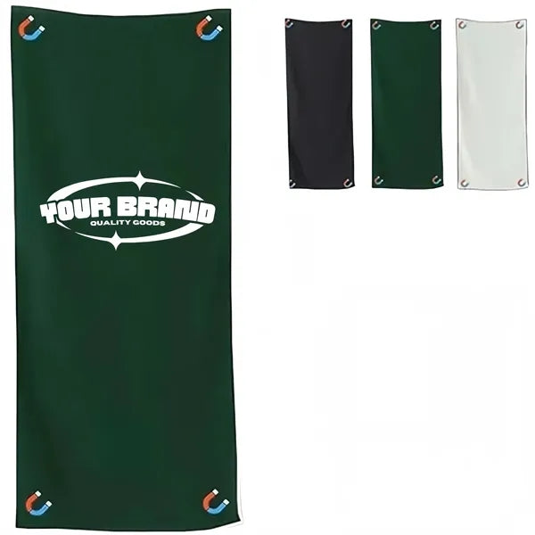 Magnetic Outdoor Beach  Bath Towel Fixed On The Car