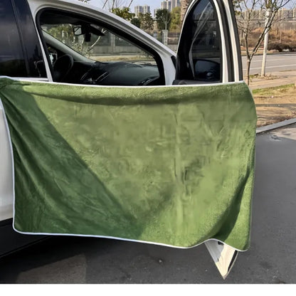 Magnetic Outdoor Beach  Bath Towel Fixed On The Car