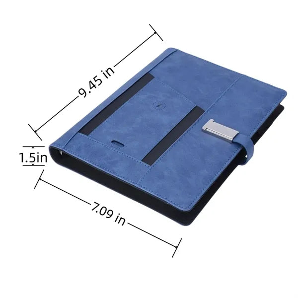 8000ma Power Bank/8G USB Flash Driver A4 Charging Padfolio