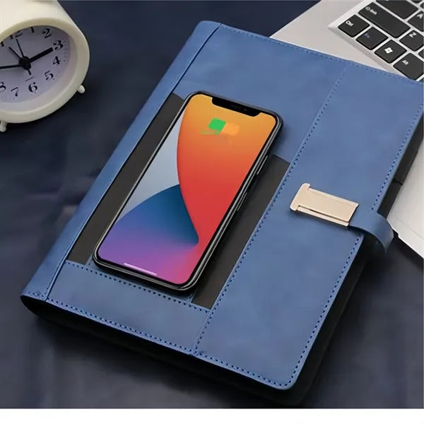 8000ma Power Bank/8G USB Flash Driver A4 Charging Padfolio