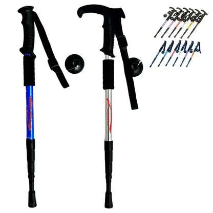 Ultralight Aluminum Telescoping Hiking Walking Trekking Pole