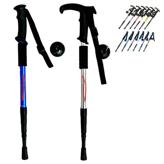 Ultralight Aluminum Telescoping Hiking Walking Trekking Pole