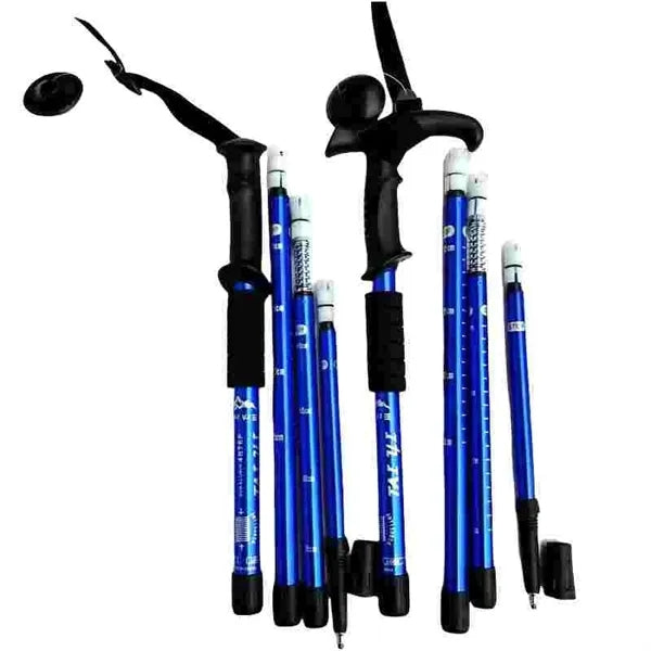 Ultralight Aluminum Telescoping Hiking Walking Trekking Pole
