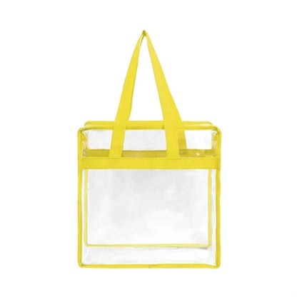 Stadium Approved Clear Zipper Tote Bag