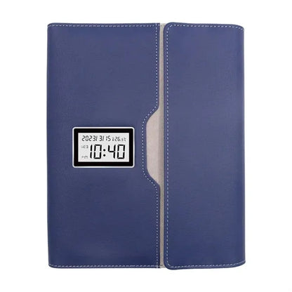 A5 Business Multifunctional Wireless Charging Clock Notebook