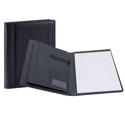 Business Multifunctional Briefcase A4 Leather Folder Zipper