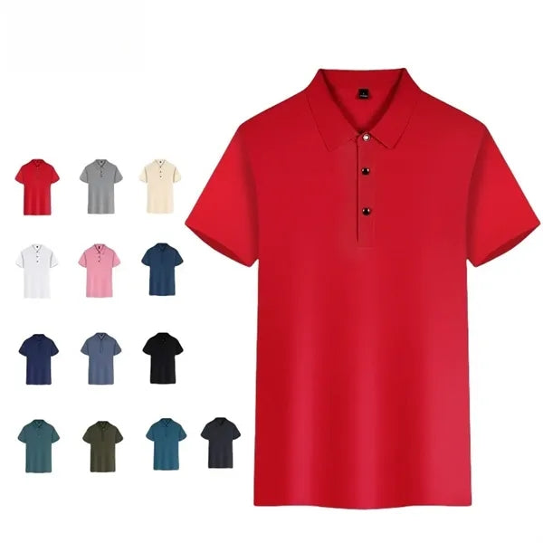 Quick-drying Custom Short-sleeved Work Clothes Polo Shirt