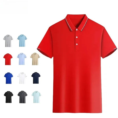Quick-drying Custom Short-sleeved Work Clothes Polo Shirt