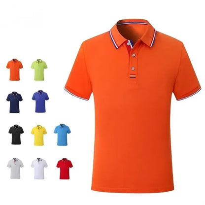 Quick-drying Custom Short-sleeved Work Clothes Polo Shirt
