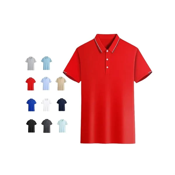 Quick-drying Custom Short-sleeved Work Clothes Polo Shirt