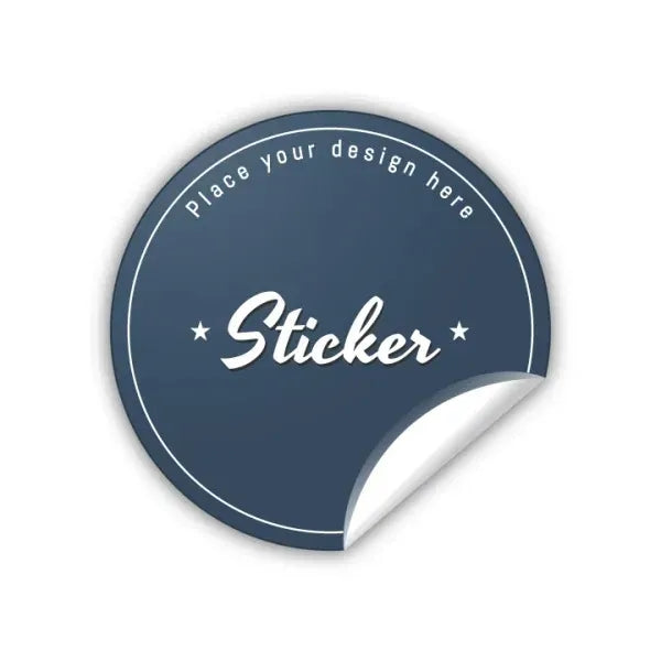 Custom Round Stickers 1 ""/2 ""/ 3 """