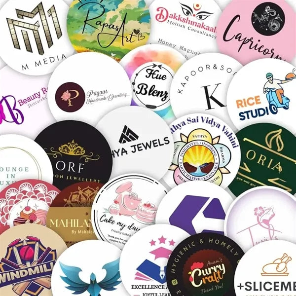 Custom Round Stickers 1 ""/2 ""/ 3 """