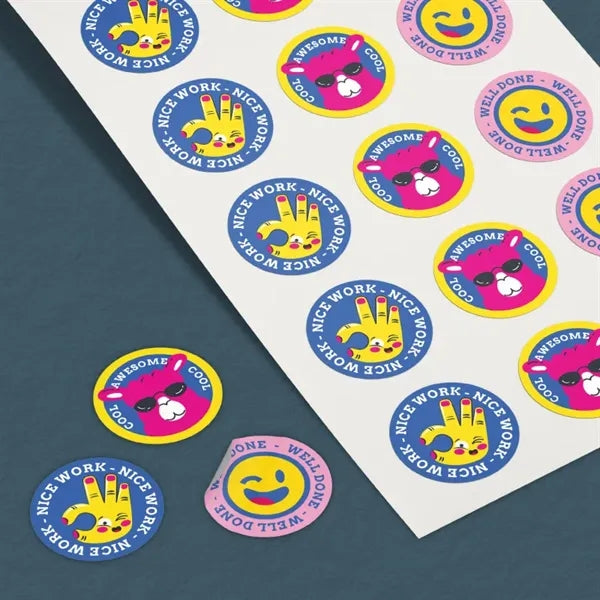 Custom Round Stickers 1 ""/2 ""/ 3 """